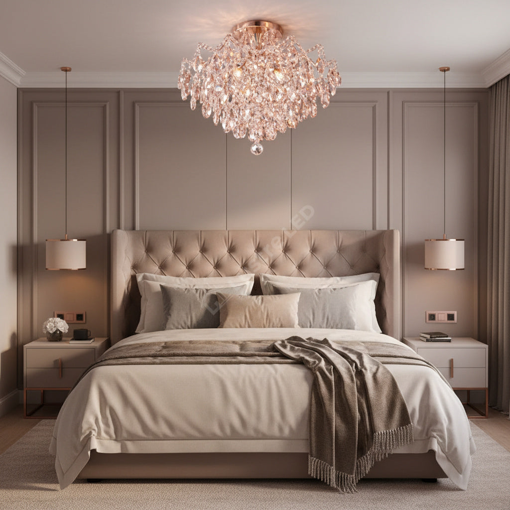 Candelabru Cristal PARIS GOLD