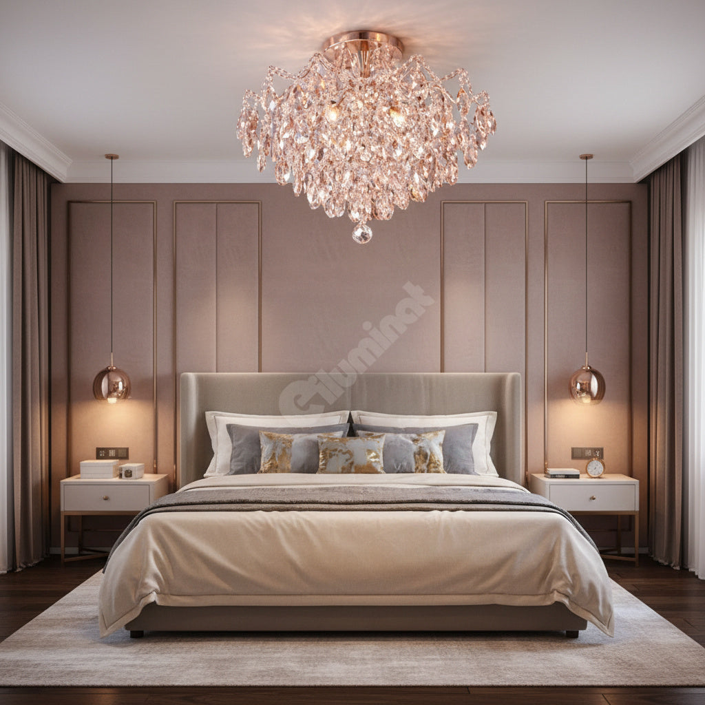 Candelabru Cristal PARIS GOLD