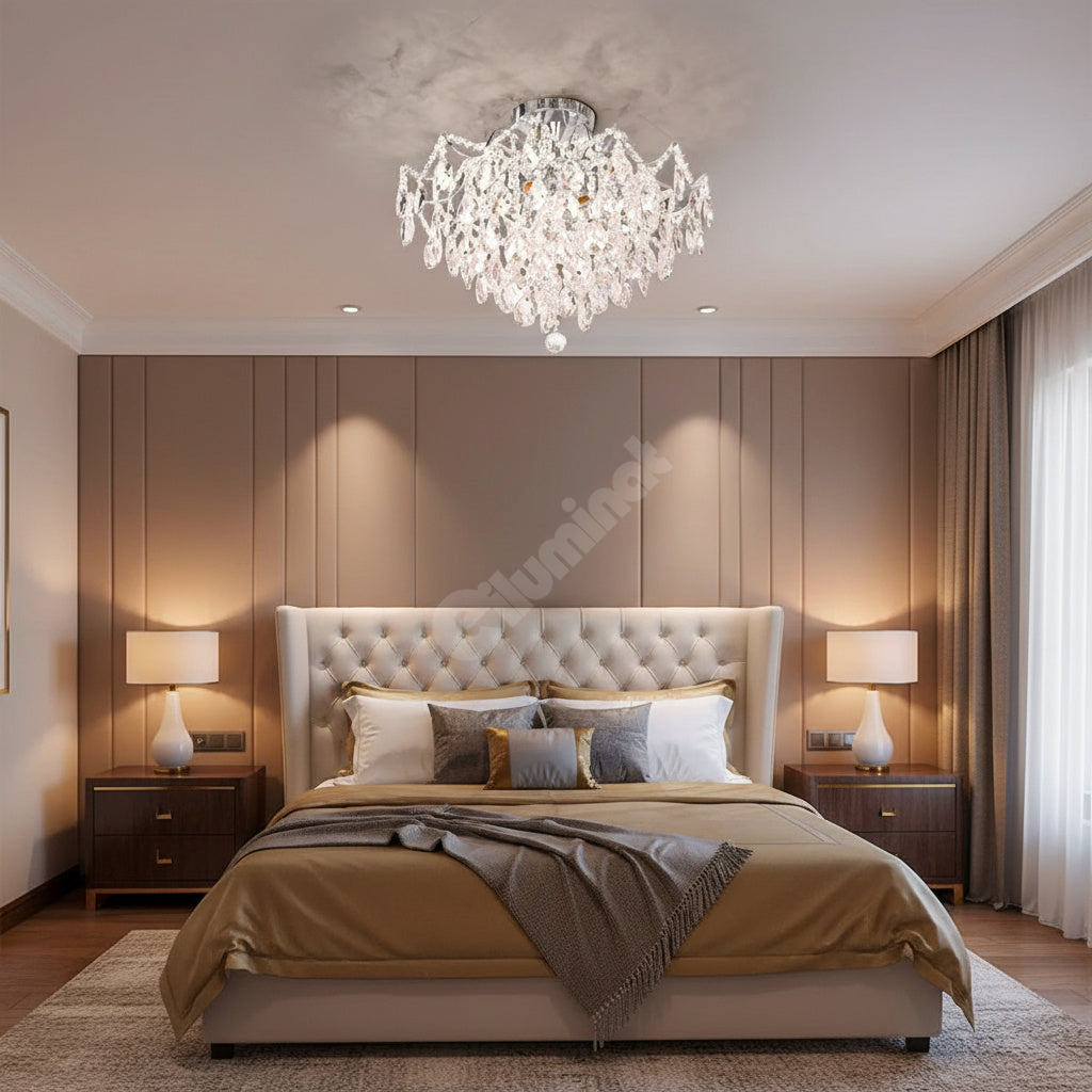 Candelabru Cristal PARIS SILVER