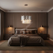 Candelabru Cristal SILVER RAVEN 40cm