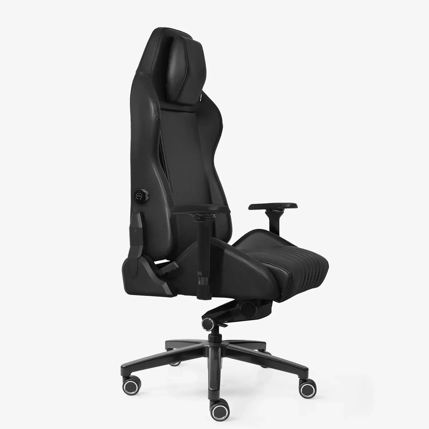 Scaun de Birou din Piele Reglabil ALTAY Office Black Leather