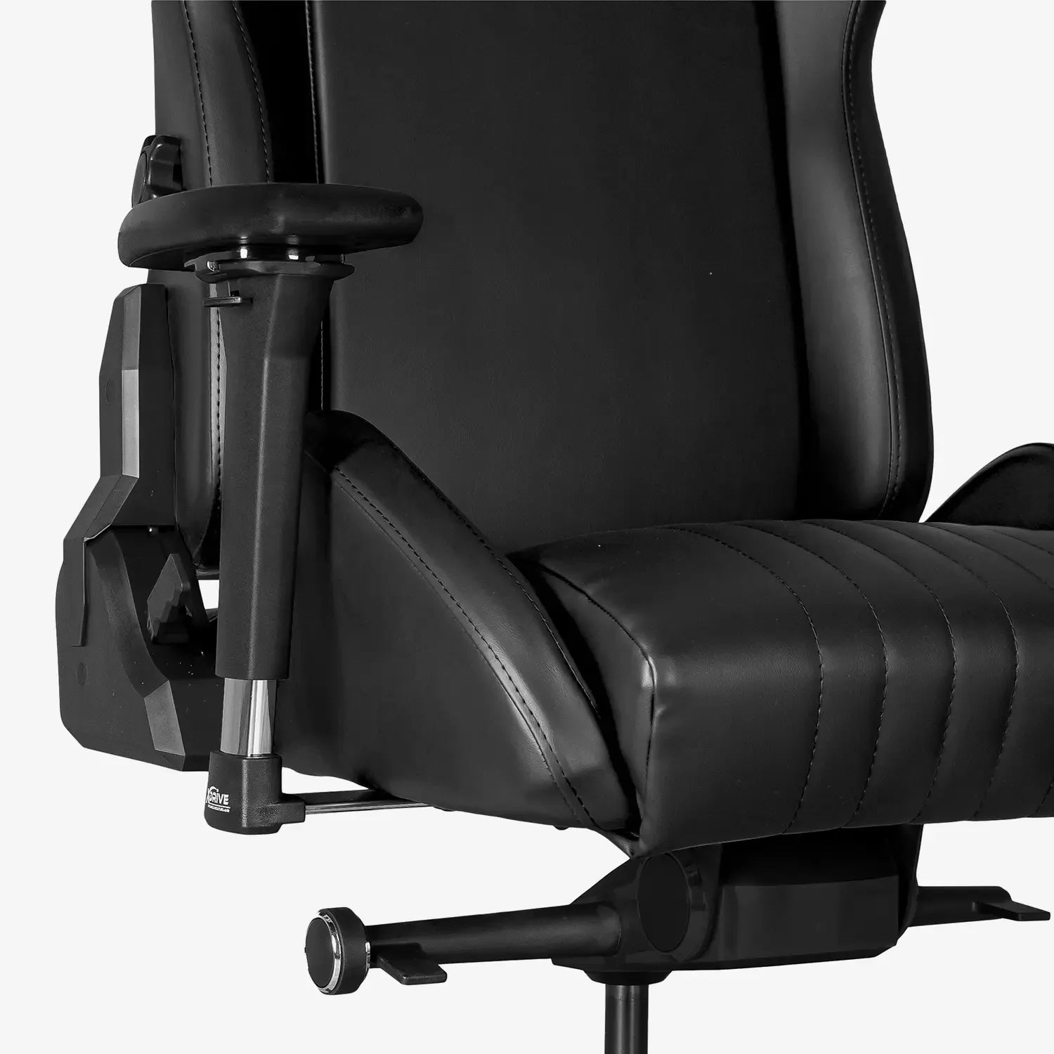 Scaun de Birou din Piele Reglabil ALTAY Office Black Leather