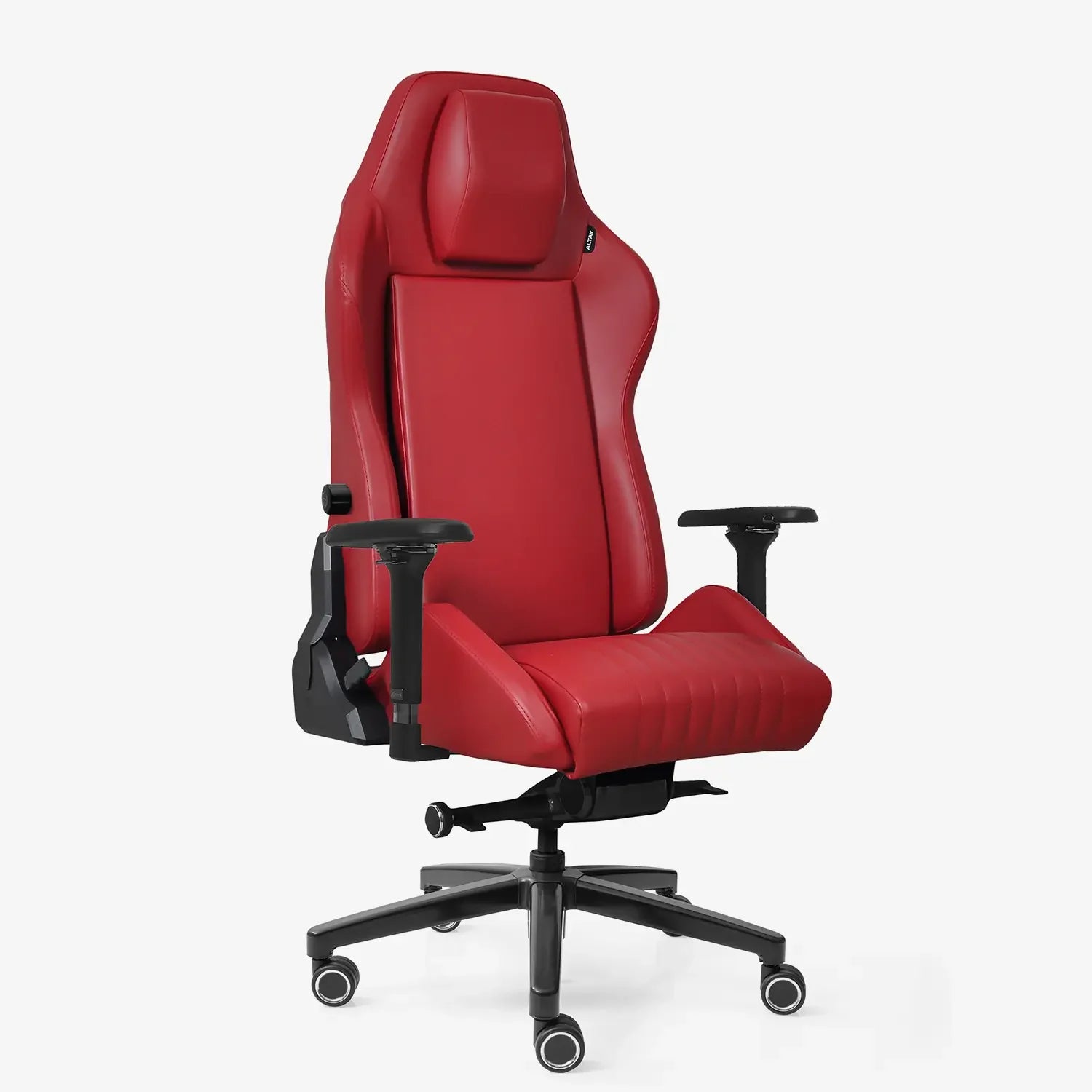 Scaun de Birou din Piele Reglabil ALTAY Office Burgundy Leather