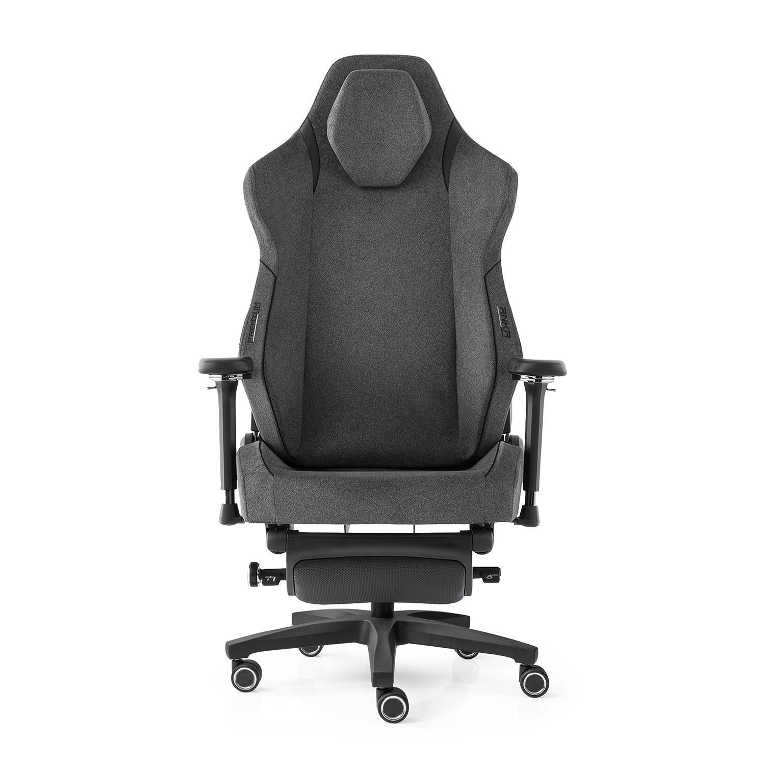 Scaun de Birou Reglabil Anka Office Grey Fabric cu Suport Picioare