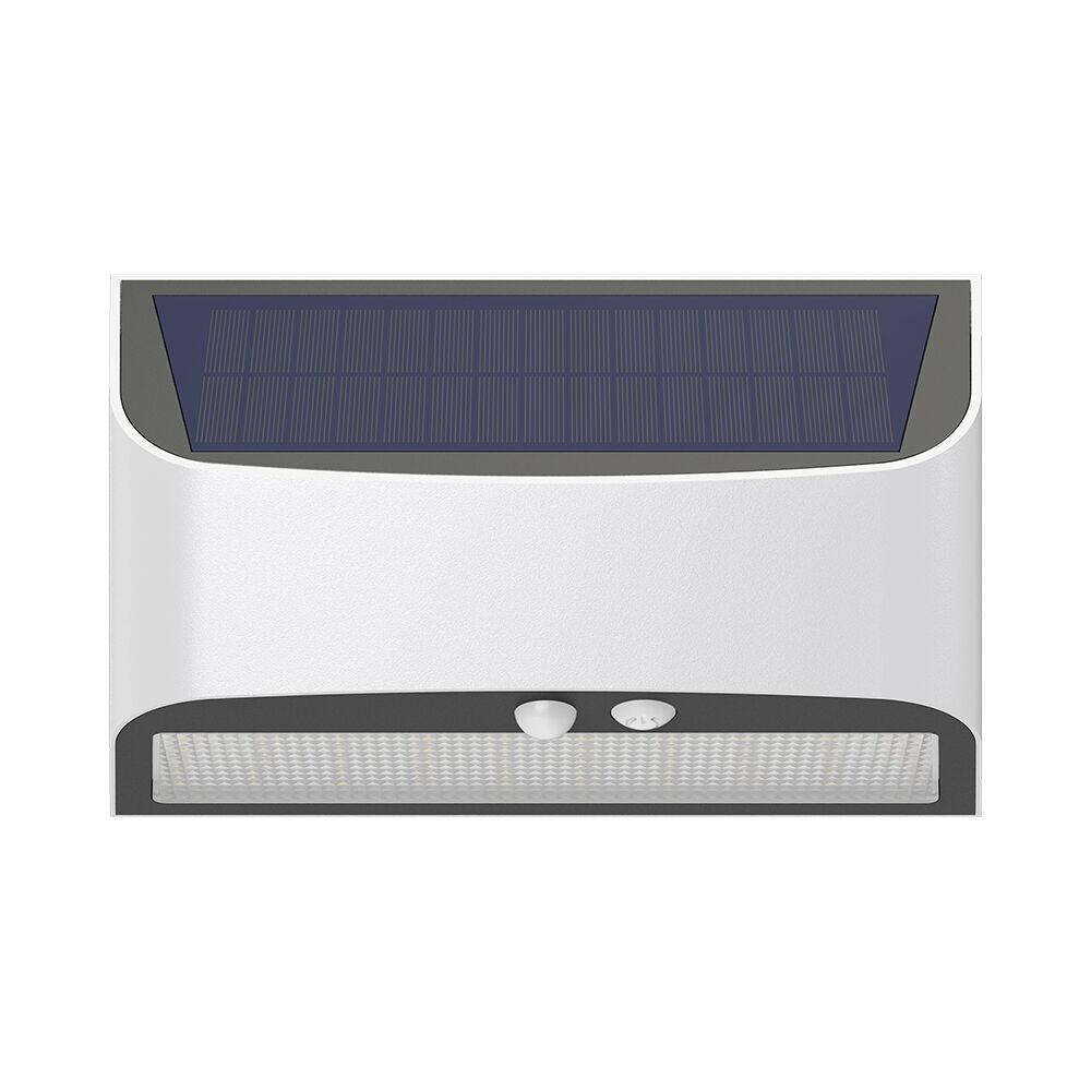 Aplica Solara LED Exterior 6W LITEVAULT SENZOR W1B Alba