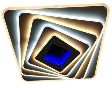 Lustra LED 174W LEVELS 3D RGB Square Telecomanda