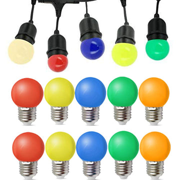 Bec LED E27 1W G45 Color